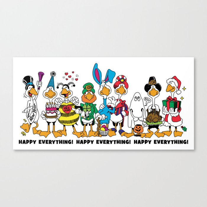 Happy Everything! Canvas Print