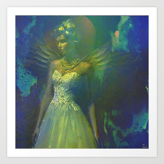 Barbara, the angel of the innocence Art Print