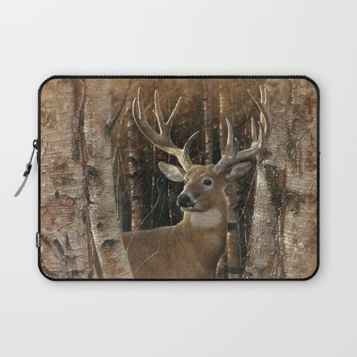 Deer - Birchwood Buck Laptop Sleeve