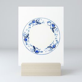 Blue & White China Plate No.2 Mini Art Print