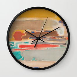 1948 Multiform by Mark Rothko HD Wall Clock