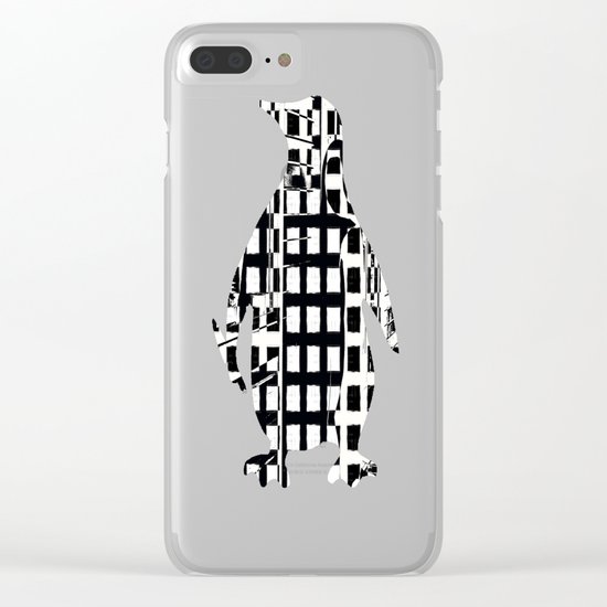 Penguin Assassin. Clear iPhone Case