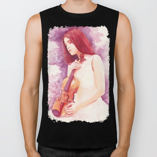 The sound of my heart Biker Tank