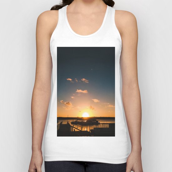 Sun is Going Down Unisex Tank Top