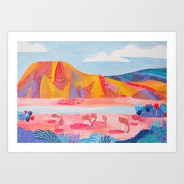 Bolivian Landscape Art Print