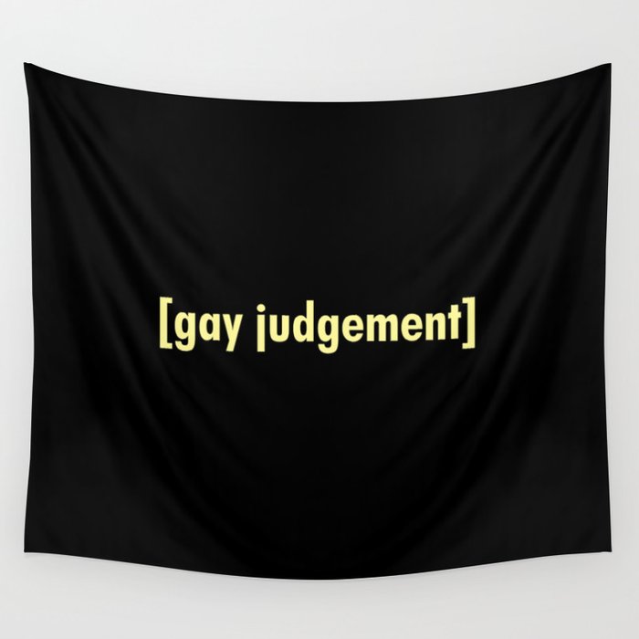 Gay Judgement Wall Tapestry