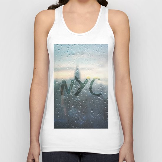 Rainy Day in NYC Unisex Tank Top