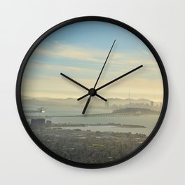 View of SF from Grizzly Peak, UC Berkeley Wall Clock | Ucberkeley, Colorful, Sunset, Sfbay, Architecture, Sf, Photo, Digital, Sky, Cityscape 