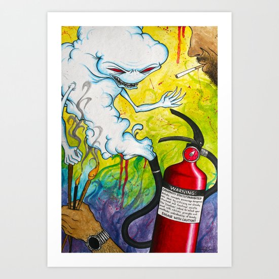 "Extinguish" Art Print
