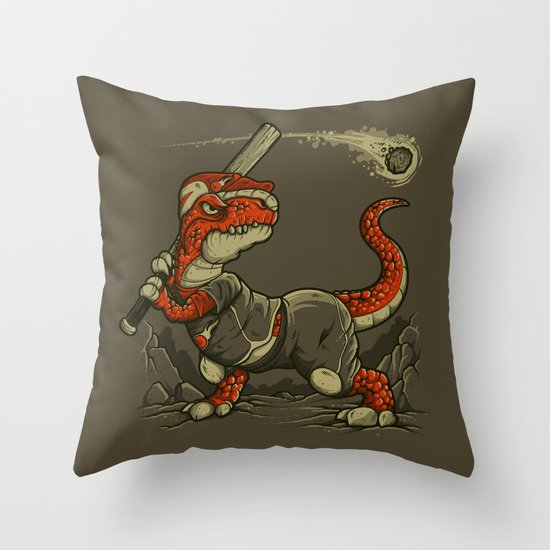 WAITING FOR THE ASTEROID Throw Pillow