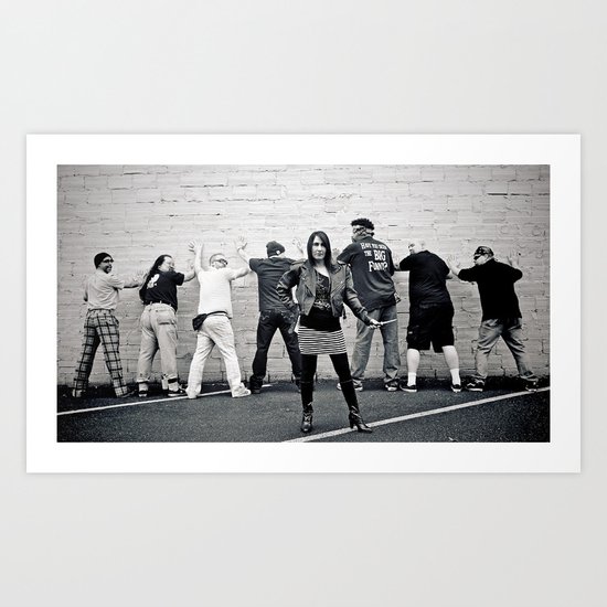 Lineup Art Print