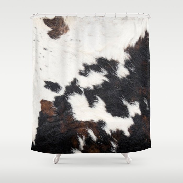 Brown Cowhide Shower Curtain By Cadinera Society6