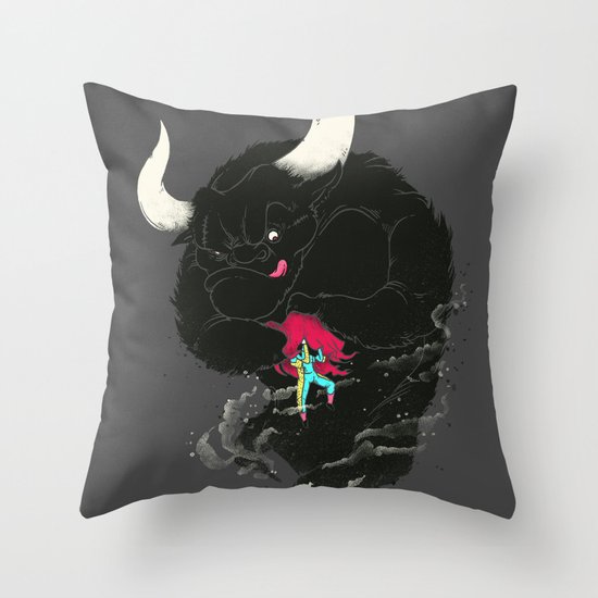 Bullfighting Throw Pillow