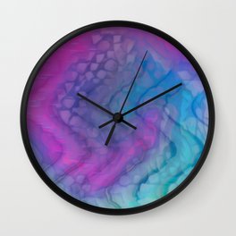 marine psychedelia Wall Clock