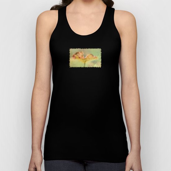 Faded Water Leaf - JUSTART © Unisex Tank Top