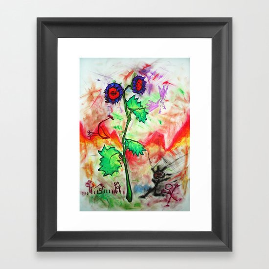 FlowerPower Framed Art Print