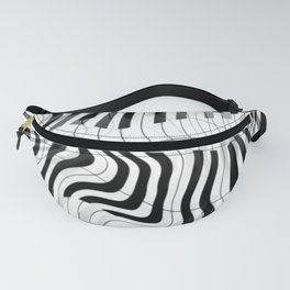 Piano keyboard for abstract music Fanny Pack
