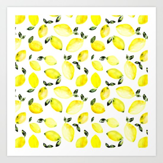 Lemons Art Print