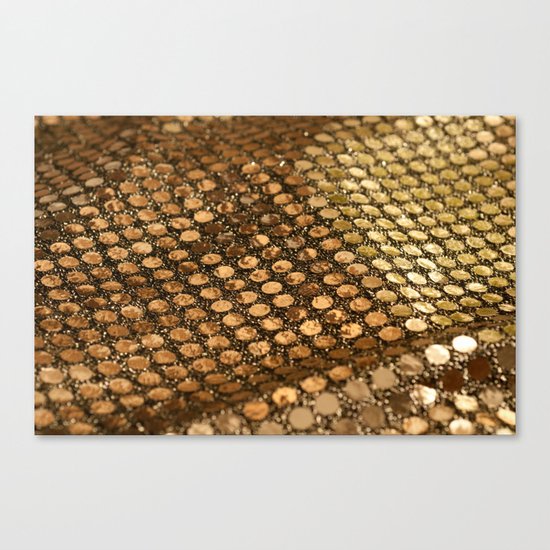Shiny glitter #2 #gold #decor #art #society6 Canvas Print