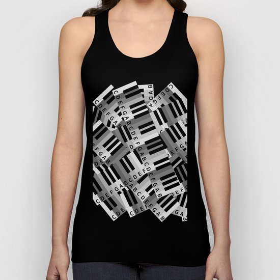 Piano Keys Unisex Tank Top