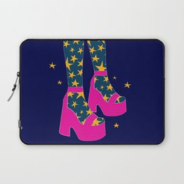 Boogie Wonderland // Pink, Fun, Shoes, Stars, Girly Laptop Sleeve