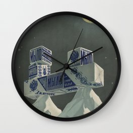 Vintage Soviet Soap Ad а.м жуков мыло Wall Clock