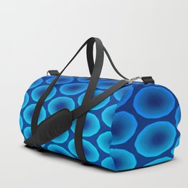 Bold Ombre Spheres Blue Duffle Bag