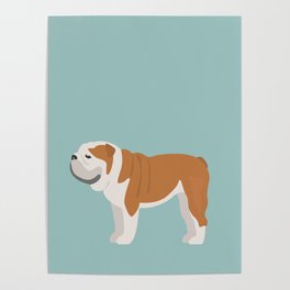 English Bulldog Poster