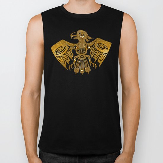 Gold ornament Biker Tank