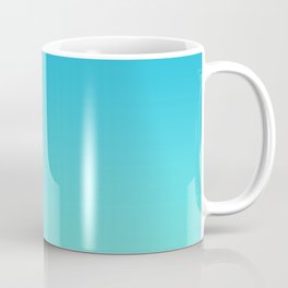 Turquoise Aqua Ombre Gradient Mug