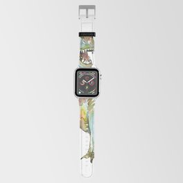T-rex dinosaur painting watercolour  Apple Watch Band