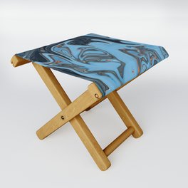 Wolf Abstract Trippy Psychedelic Artwork Folding Stool