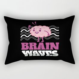 Brain Waves Neurology Science Rectangular Pillow