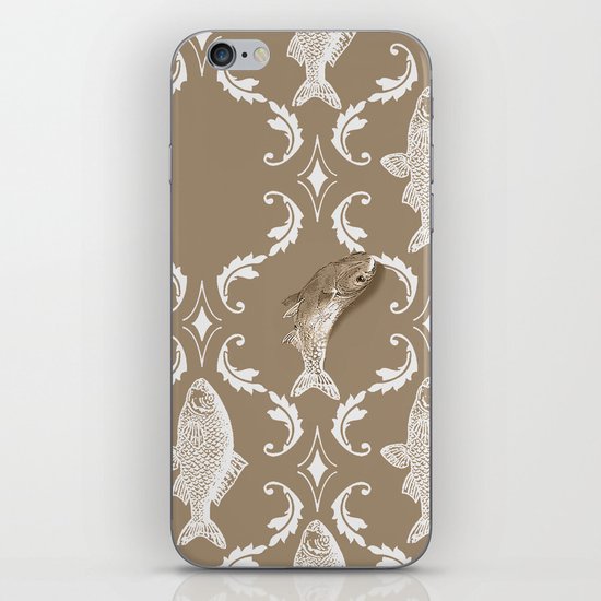 In which a fish frees itself iPhone Skin