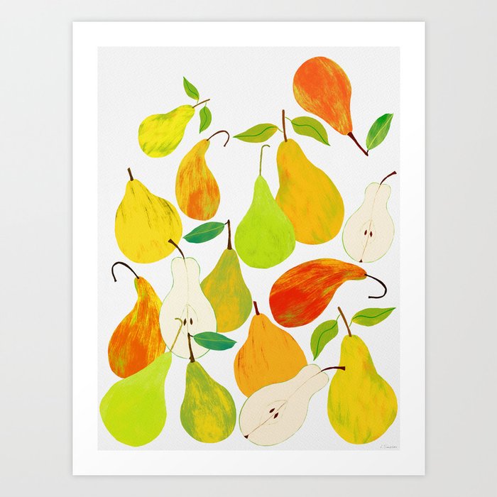 Pear Harvest Art Print