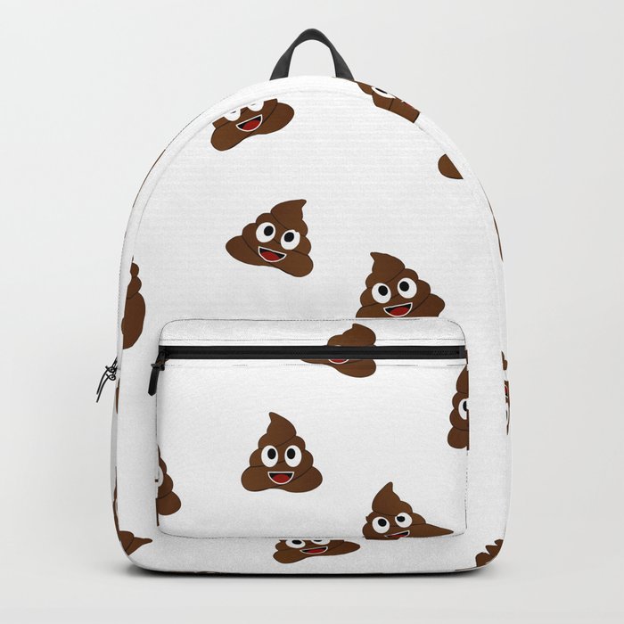 poop emoji backpack