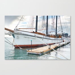 Empire Sandy Sailing Ship at Lake Ontario Waterfront Toronto Canvas Print
