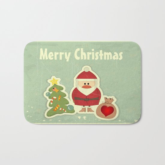 Merry Christmas Bath Mat
