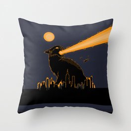 Cat-astrophe Throw Pillow
