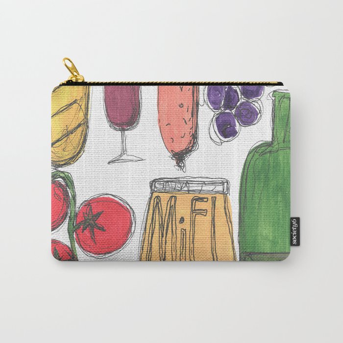 Wine with Lunch Carry-All Pouch