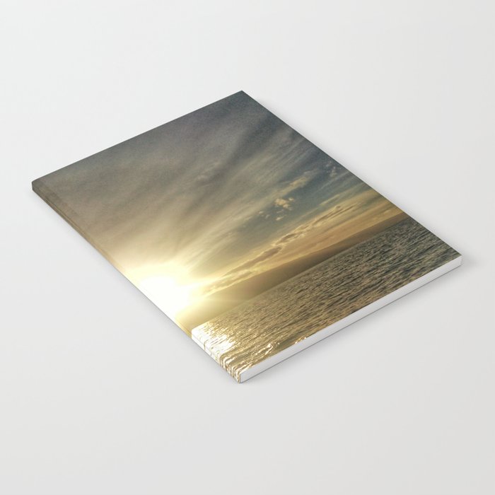 Sunset on Maui by boat Notebook