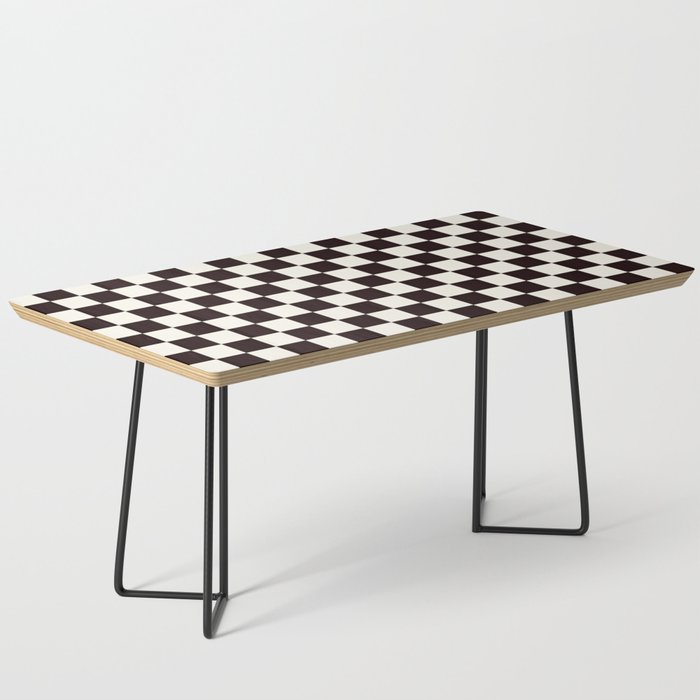 BLACK AND WHITE CHECKERBOARD Coffee Table