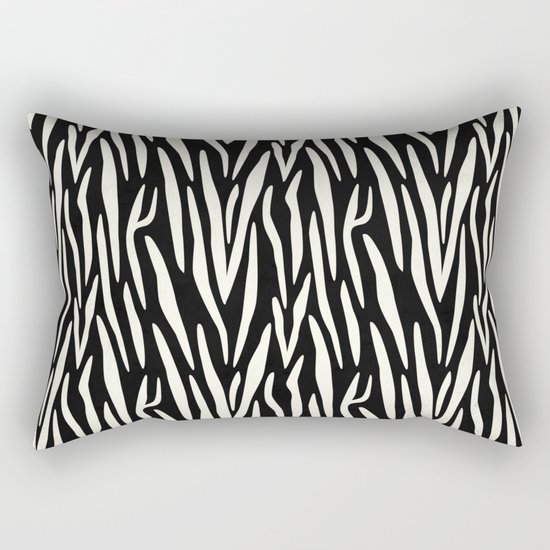 Zebra Print Rectangular Pillow