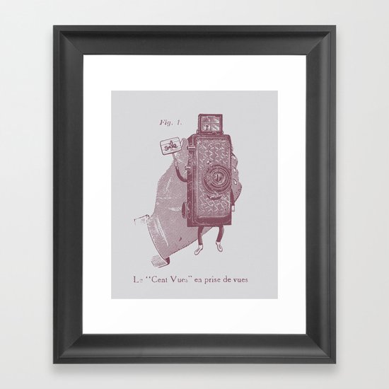 Cent Vues Framed Art Print