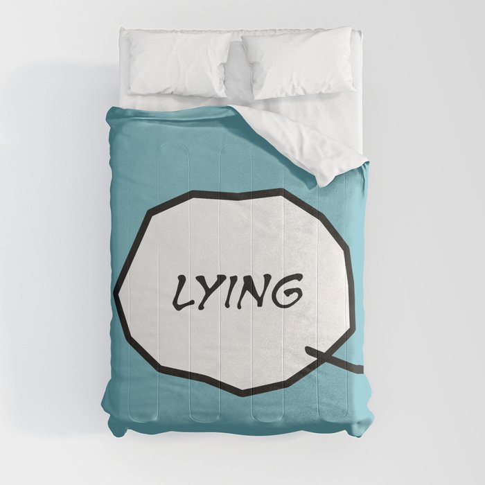 Lying Cat Comforter