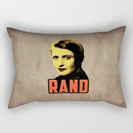 Ayn Rand Rectangular Pillow