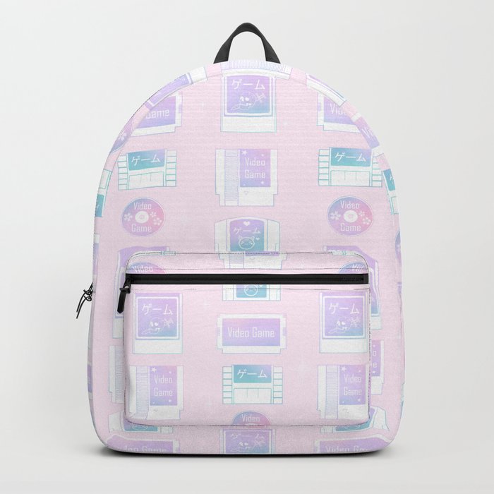 Retro Gaming pastel Backpack by Luna Cooper Society6