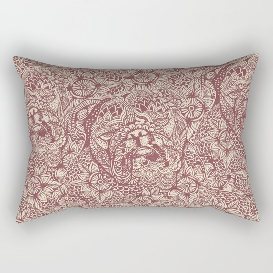 MANDALA OF ENGLISH BULLDOG Rectangular Pillow