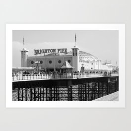 Brighton Pier, England Art Print