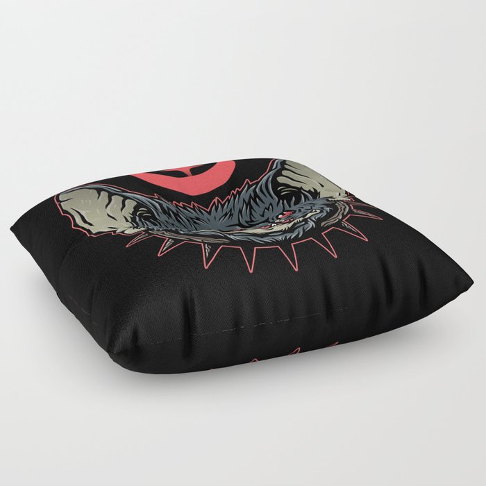 Vampire Bat Floor Pillow